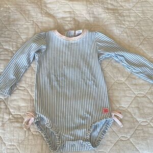 Ruffle Butts long sleeve one piece